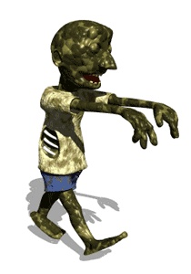 Zombie GIF – 130 animowanych zdjęć GIF z zombie
