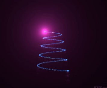 Гифки Новогодняя ёлка - 120 GIF анимаций