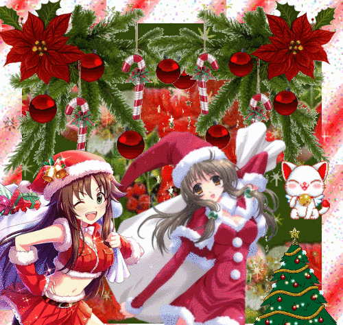 GIFs de Natal de anime