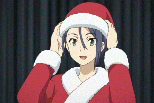 anime-christmas-64-anime-girl-puts-christmas-hat-on