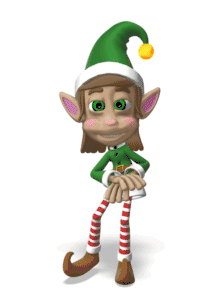Le GIF degli elfi di Natale