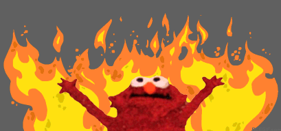 Elmo is on Fire GIFs