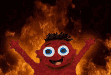Le GIF di Elmo in fiamme