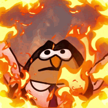 GIFs do Elmo pegando fogo