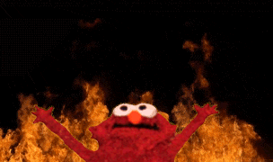 Elmo est en feu GIFs