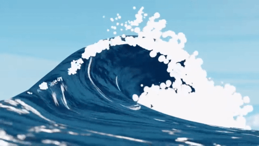 Ocean Wave GIFs – USAGIF.com