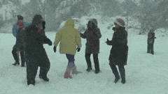 GIFs de dança na neve