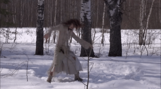 Снежный танец гифки