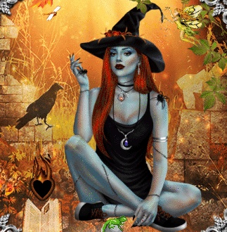 Ведьмы гифки - 130 GIF анимированных изображений ведьм