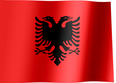Гифки албанского флага - 20 анимированных GIF изображений