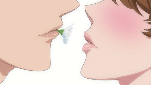 Гифки Аниме Поцелуи - Большая коллекция, все виды поцелуев