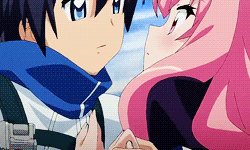 GIFs Anime Kyssar - Stor samling - Alla typer av kyssar