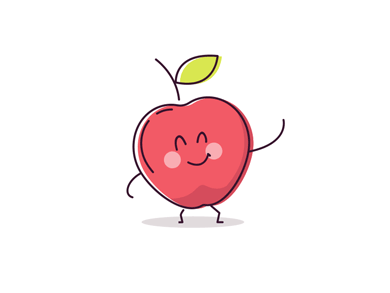 Äpplen GIF - 100 animerade bilder av dessa frukter