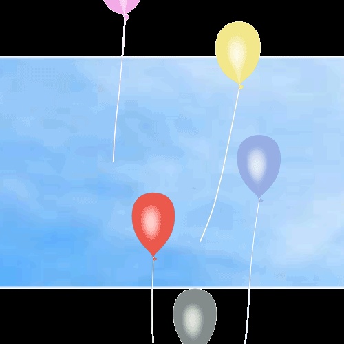 風船のGIF。 60のアニメーション画像
