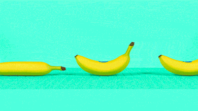 GIFy bananów - 100 najlepszych animowanych obrazów