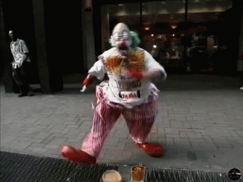 Clowner GIF - animerade bilder av roliga eller läskiga clowner