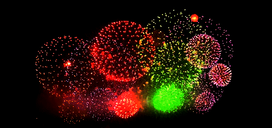 Fuochi d’artificio nel formato GIF - 40 immagini animate