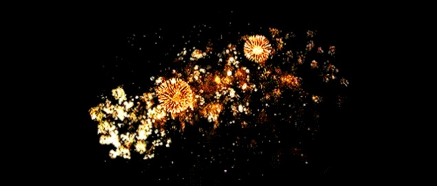 Le GIF di fuochi d'artificio