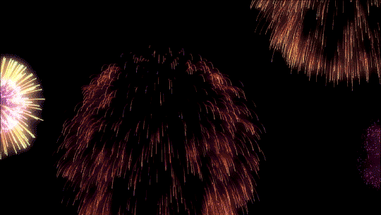 GIFs Fyrverkerier - Firande eld i himlen! 40 bitar av animerade bilder