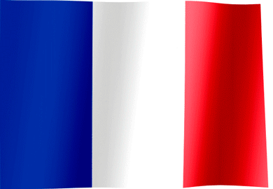 Francouzská vlajka na GIF - 23 animovaných trikolorních obrázků zdarma