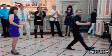 GIFs de dança engraçados - Coleção de animações GIF com danças
