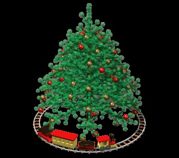 GIFs de árvore de natal - 120 imagens animadas