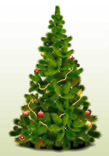 GIFs de árvore de natal - 120 imagens animadas