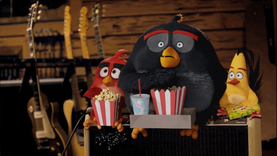 Le GIF con i mangiatori di popcorn - 70 animate GIF gratuite