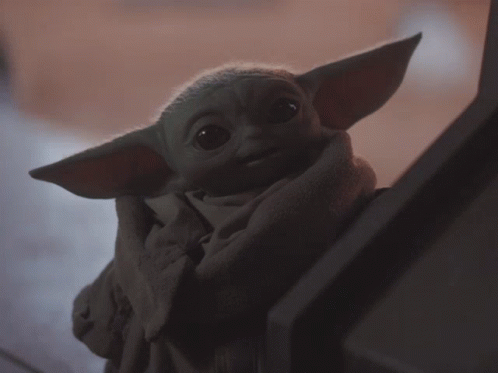 Baby Yoda GIFy - 30 animowanych obrazów tego uroczego dziecka