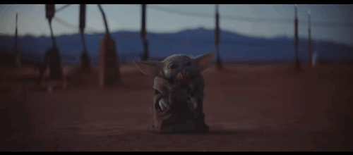 Baby Yoda GIFs - 30 animierte Bilder dieses süßen Babys