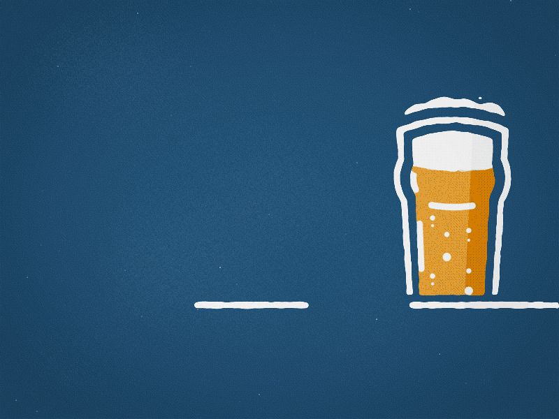GIFs de bière - Plus de 100 images animées de cette boisson