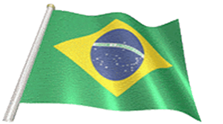 ブラジル国旗のGIF