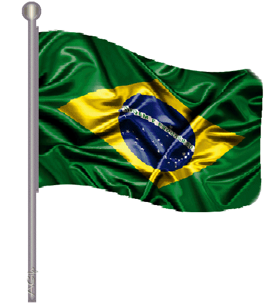 GIFy brazilské vlajky - 40 animovaných obrázků