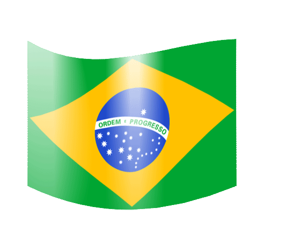 GIF-bilder av den brasilianska flaggan