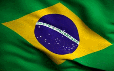 GIF-bilder av den brasilianska flaggan