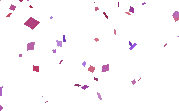 Confeti en formato GIF - 55 imágenes animadas