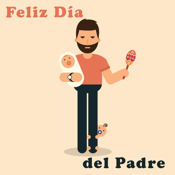Feliz Día del Padre GIFs - 43 divertidas tarjetas de felicitación animadas