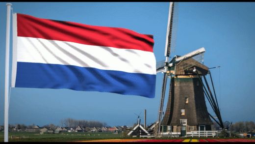 Нидерландский флаг на гифках - 20 бесплатных GIF-анимаций