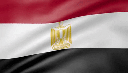 Egyptens flagga GIF - 20 animerade viftande flaggor