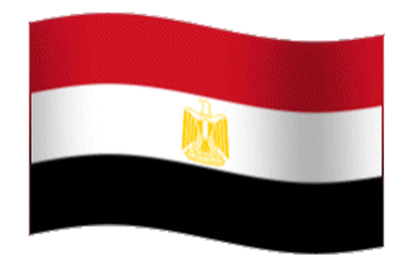 エジプト国旗のGIF