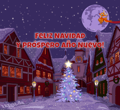 Feliz Navidad y Próspero Año Nuevo GIFs - 50 cartas animadas