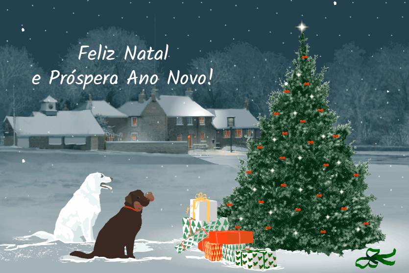 GIFs de Feliz Natal e Próspero Ano Novo - 50 cartas animadas
