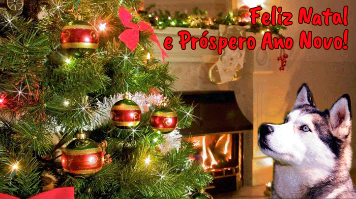 GIFs de Feliz Natal e Próspero Ano Novo - 50 cartas animadas