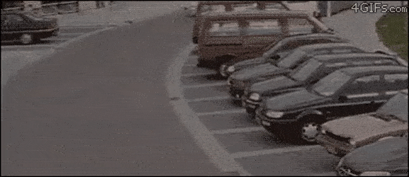 面白い車GIF - 道路上の楽しみの80のアニメーション写真