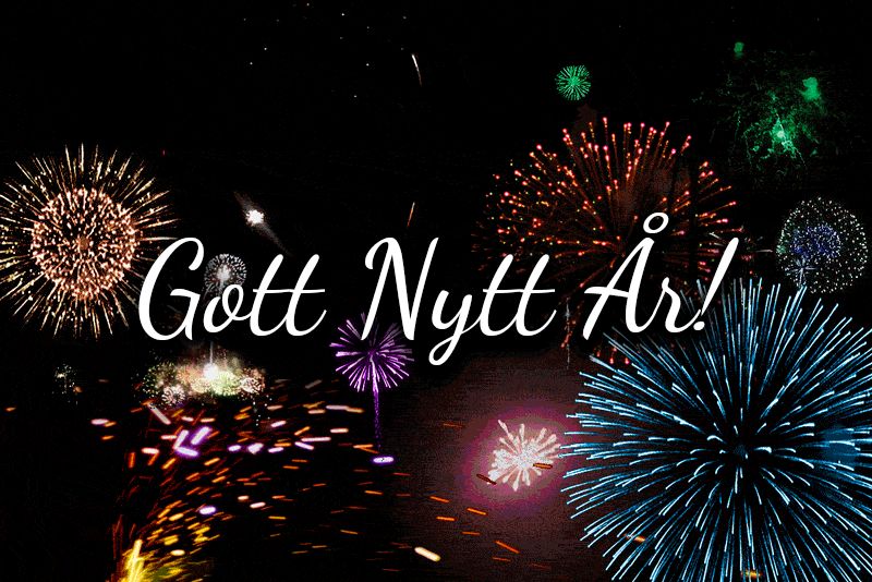 Gott Nytt År GIFer - Bästa semester animationer