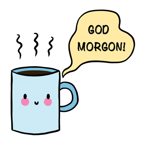 God Morgon GIFer - Animerade bilder med inskription