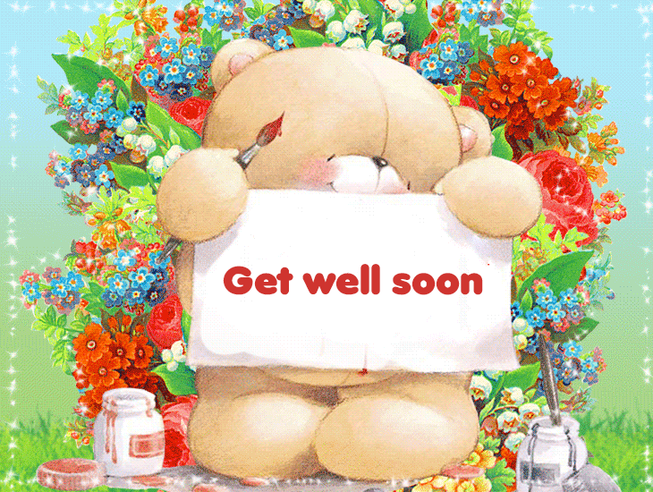 Get Well Soon Feel Better Soon GIF - Get Well Soon Feel Better Soon Teddy  Bear - Discover & Share GIFs