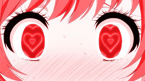 Serca oczy GIFy - 70 animowanych emotikonów miłosnych