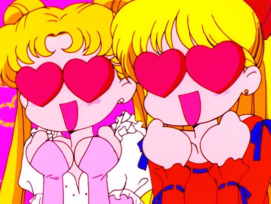 Olhos de Coração GIFs - 70 emojis de amor animados