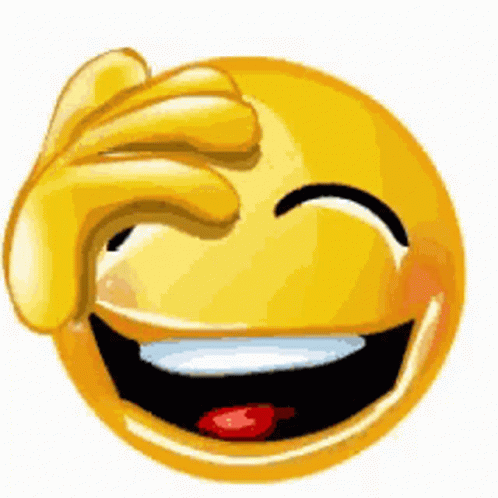 Smějící se emotikony GIF - 46 animovaných emodži GIF